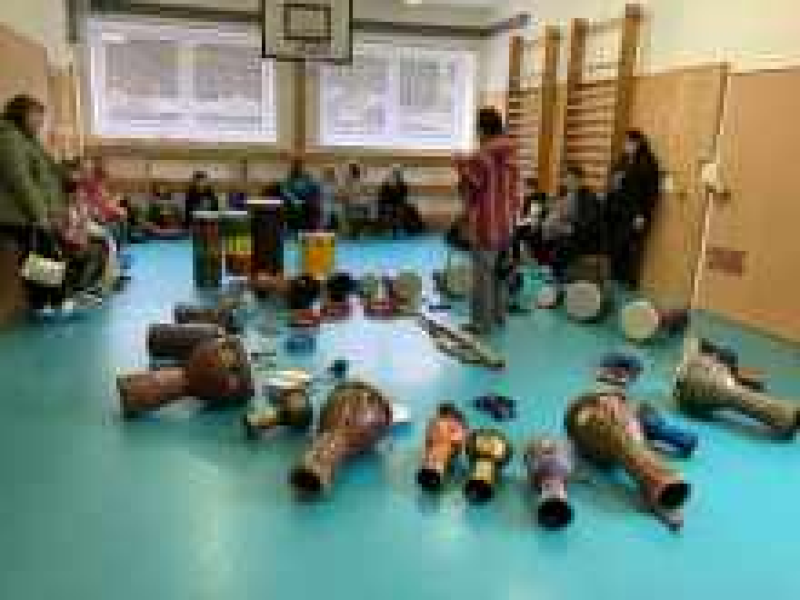 Společné bubnování